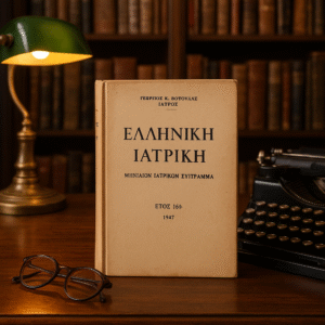 Σπάνιο ιατρικό βιβλίο «Ελληνική Ιατρική»